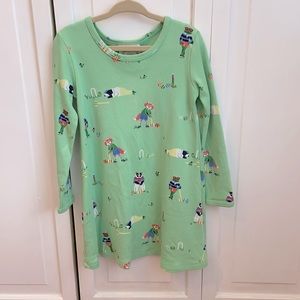 Beaufort Bonnet Green Long Sleeve Polly Play Dress